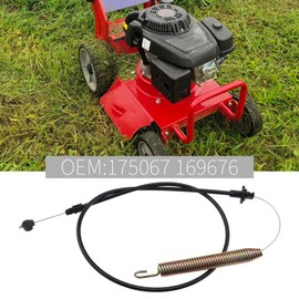 Be In Your Mind 2pcs Deck Engagement Clutch Cable Replacement Part 175067 169676 532169676 532175067 21547184 Compatible with Husqvarna Tractor Lawn Mower