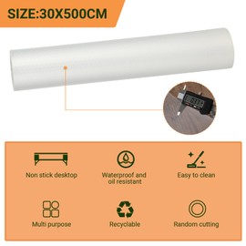 30 x 500cm Schubladenmatte - Antirutschmatte für Küche, wasserdicht, zuschneidbar, als Schrankpapier für Antirutschschutz, ideal für Schränke, Regale