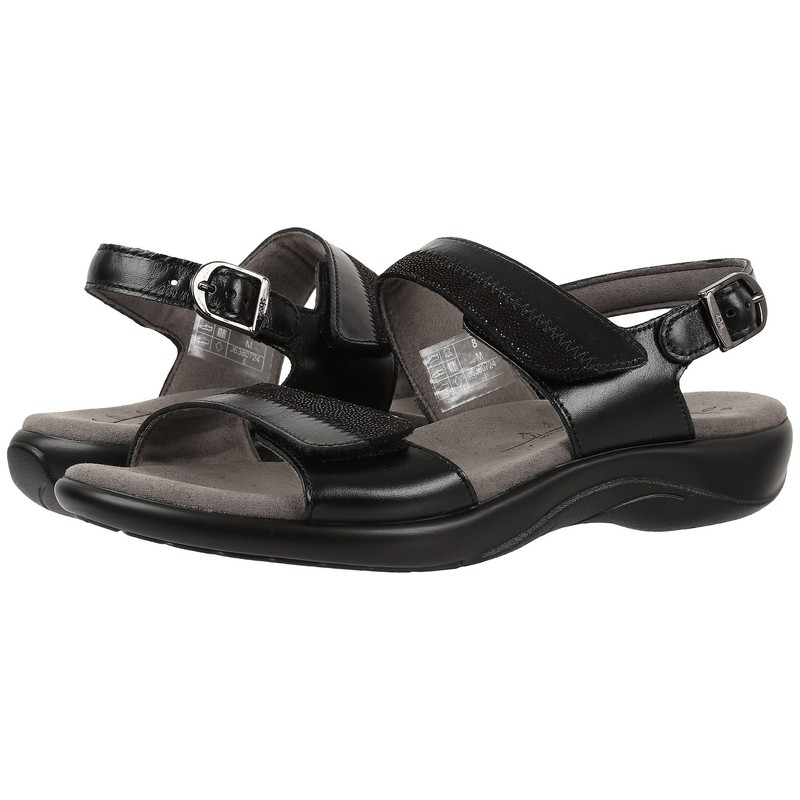 SAS Nudu Adjustable Comfort Sandal Midnight 8 WW - Double