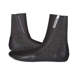 Mystic Watersports - Surf Kitesurf & Windsurfing Supreme 5 mm Split Toe Wetsuit Boots - Black - Easy Stretch Waterproof