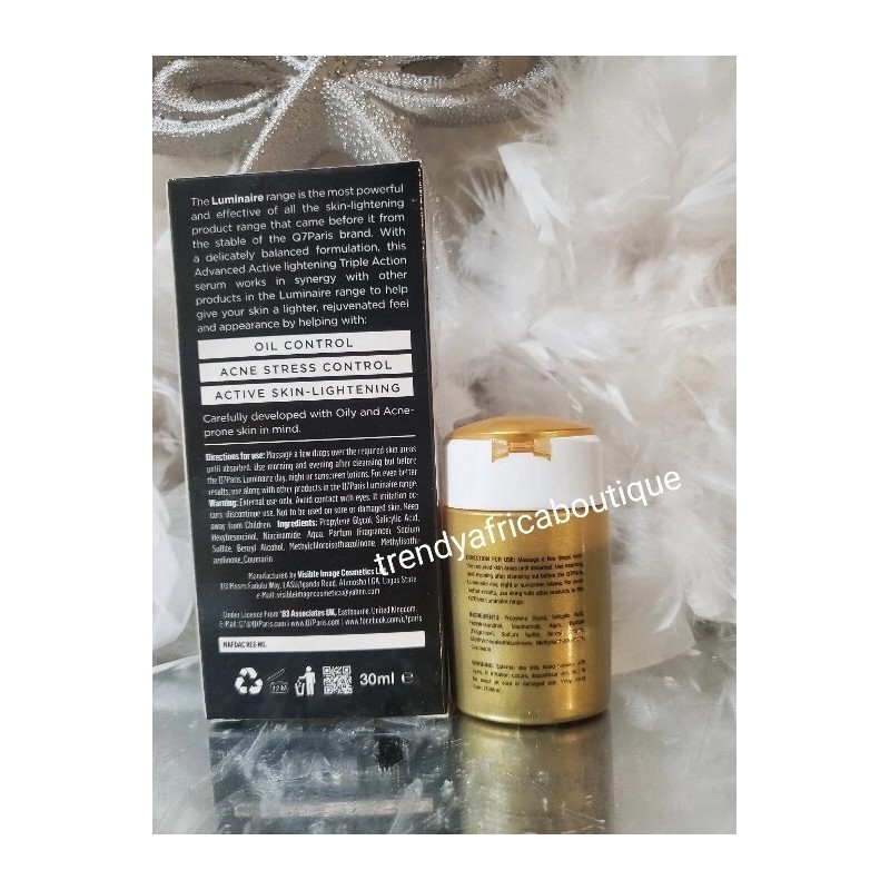 LUMINE Q7 Paris Luminaire 3ple Action Lightening Serum Oily&Acne Prone