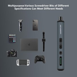 JENABOM 68 in 1 Mini Cordless Electric Screwdriver Set Precision Rechargeable Screwdriver Kit Magnetic Bits, Max 3 N.m, Magnetic Storage Maintenance Tools for Phone Camera Computer Watch PC
