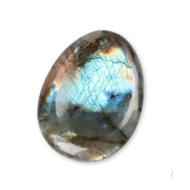 Artistone Turquoise Crystal Chakra Thumb Worry Stone Teardrop Reiki Healing Stone Pocket Palm Stones for Anxiety Stress Relief Meditation