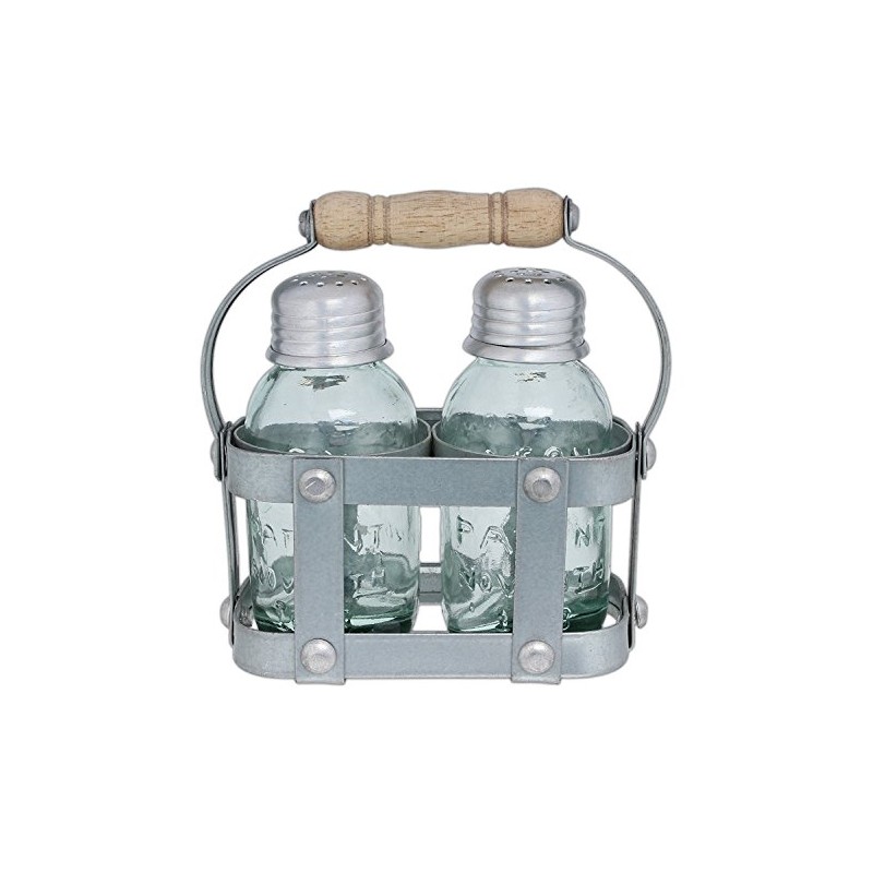 Milk Crate Salt and Pepper Caddy