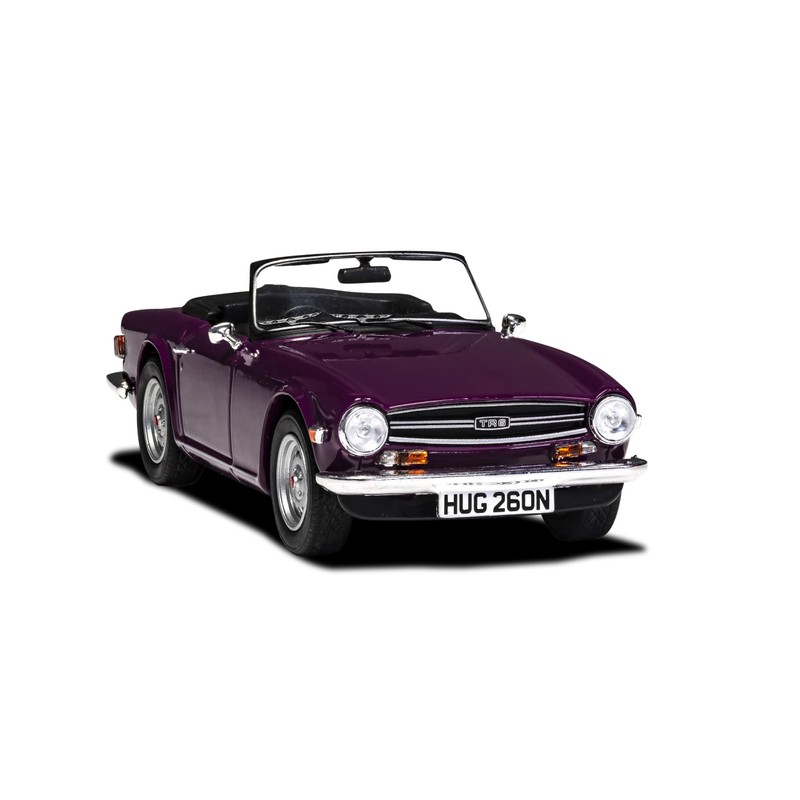Corgi Triumph TR6 Magenta. Cars. Vanguards, Aubergine,VA14701