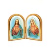CBC Sacred Heart of Jesus and Mary Folding Plaque with