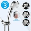 KAIYING High Pressure Shower Heads with Shower Thermometer, 3 Spray