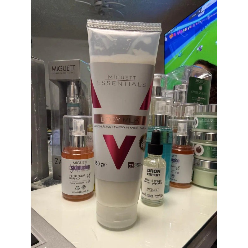 Crema Body Milk Ácido Láctico + Manteca De Karité +