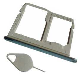 Stylo 6 Sim Card Tray,SD Card Holder Replacement for LG Stylo 6 Q730AM Q730VS Q730MS Q730PS Q730CS Q730MA with Open Eject Pin (Blue)