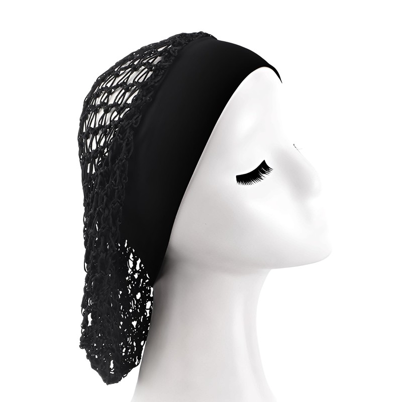 Breathable Hair Nets for Sleeping in, Stretch Hair Mesh Hood,