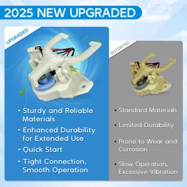 Upgraded WH03X30517 Washer Mode Shifter Actuator, WH05X24185 Washing Machine Clutch Kit, WH01X27538 Washer Drive Belt, WH01X24434 Washer Spring for GE