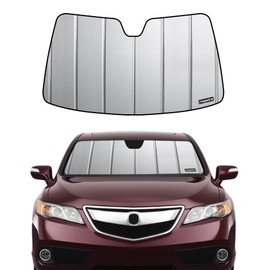 Pigenius Windshield Sunshade for Acura RDX 2013-2018 No Camera, Premium Grey Leather Finish