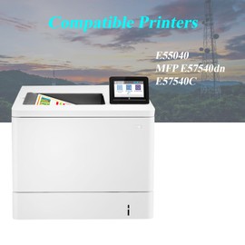 W9060MC Toner Cartridge Compatible with HP W9062MC High Capacity Ink Cartridges Replacement for HP Color Laserjet E55040 MFP E57540dn MFP E57540C Printer Combo 1 Pack (Yellow)