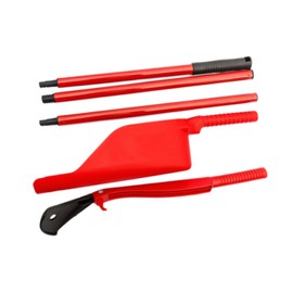 Milageto Telescopic Gutter Cleaning Tool Leaf Grabber Scoop Professional Multifunctional Reusable Drainage Ditch Cleaning Scoop