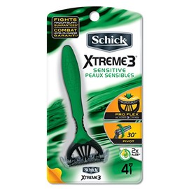 Schick Xtreme 3 Sensitive Peaux Sensibles Razors 4 ea