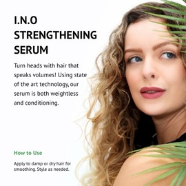 Earthly Body Inside Out Haircare Strengthening Serum - 2 fl oz - Strengthens, Smoothes, Reduces Frizz & Adds Shine - Vegan & Cruelty Free