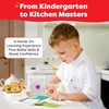 Baketivity Kids Baking Set, Meal Cooking Party Supply Kit for