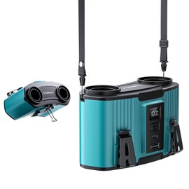 Astaowl 24000mAh Personal Waist Fan, USB Rechargeable Clip The Waist For Working,10 Speed & 40H Cooling and Heatstroke Prevention For Outdoor Travel Camping (blue, 24000mAh)