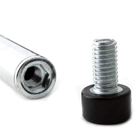 Shelving Inc. 6" h Chrome Wire Shelving Posts, 4 Count