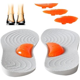 O/X Leg Orthopedic Insoles,Supination & Over Pronation Corrective Shoe Inserts for O/X Type Legs,Flat Feet,Foot Alignment,Knock Knee Pain,Over Pronation (Grey, 38)