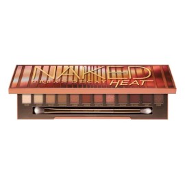 Urban Decay Naked Heat  Paleta de Sombras de Ojos, 12 Tonos Clidos con Acabado Mate, Satinado y Metlico, Textura Aterciopelada, Alta Pigmentacin,...  