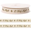 10 Yards Holy Night Natural Cotton Ribbon for Crafting Sewing,