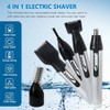 ABS Black 4 in 1 Rechargeable Hair Clipper Shaver Ear