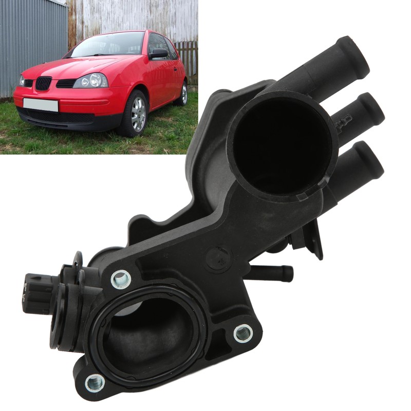 Engine Coolant Thermostat Housing Assembly 032121111N Replacement for Octavia Felicia