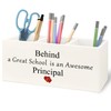 URLLUAE Principal Appreciation Gifts Wooden Pen Pencil Holder for Office