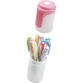 Zebra WKT7-HD-P-AZ Highlighter Mild Liner 10 Colors with Hard Case Pink