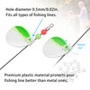 200pcs Quick Change Spinner Clevis Plastic Fishing Clevis Crawler Harness