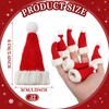 Bencailor 12 Pcs Mini Santa Hats for Crafts Small Christmas