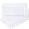 Blue Sky White Rectangle Tray - 14" x 8.5" (Pack