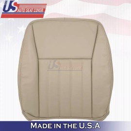 u.s autoseatcovers.inc 2003 2004 2005 For Lincoln Town Car Driver Top Leather Seat Cover Med Camel