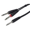Monoprice - Cable de inserción TRS macho de 1/4 de