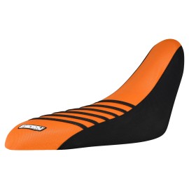 Yamaha Raptor 700 700 R Seat Cover 2006-2024  BLACK - ORANGE - BLACK #193