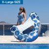 COOLCOOLDEE Pool Float with Canopy,Cup Holder - XL Pool Chair