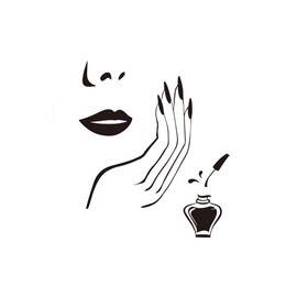 ADECALS Nail Wall Decal Removeable Quote Vinyl Wall Art Stickers