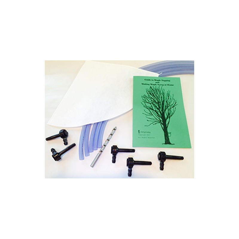 5 Tree Maple Tapping Starter Kit. Complete w/Taps, Tubing, Drill