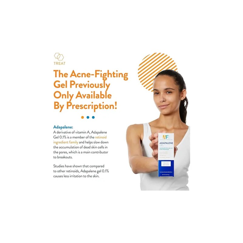 Acnefree Gel Adapalene 0.1% Tratamiento Tópico Del Acné 15g