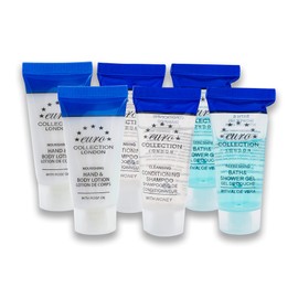 Conditioning Shampoo Shower Gel and Body Lotion Anti-Dandruff Shampoo Hair and Body Care Shower Gel Body Wash Sensitive Skin Body Lotion Euro 20 mil Tube for Hotels B&B Pack of 30 (10 Each)