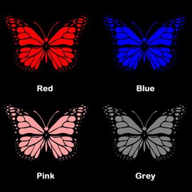 General Car Seat Cover Set Universal ButterflyPattern Embroidery Car Seat Cover Full Set Interior Accessories Auto Seat Cover