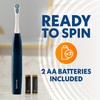 Spinbrush Smart Clean Battery Powered Electric Toothbrush, Soft Bristles, Midnight