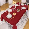 Softalker largeChristmas Tablecloth Red Wipe Clean Table Cloth 137x274 CM