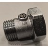 TC Radiator Lockshield Valve Tail Union 1/2" x 3/4" with