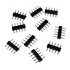 10x RGBW LED Jumper 5-Pin Connector 13 x 3 mm