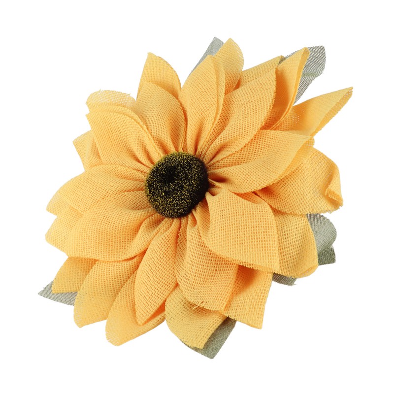 Artificial Sunflower Wreath Wall Hanging Sunflowers Ornament for Farmhouse Door