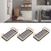 Shower Storage Rack 3 Layers Punch Free Rectangle Aluminum Shower
