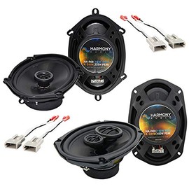 Harmony Audio R68 R69 OEM Factory Replacement Speaker Upgrade Package Compatible with Lincoln Town Car 1990-2002