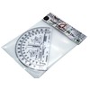MTT PL RA 6IN Protractor with Degrees and mils, Graduated